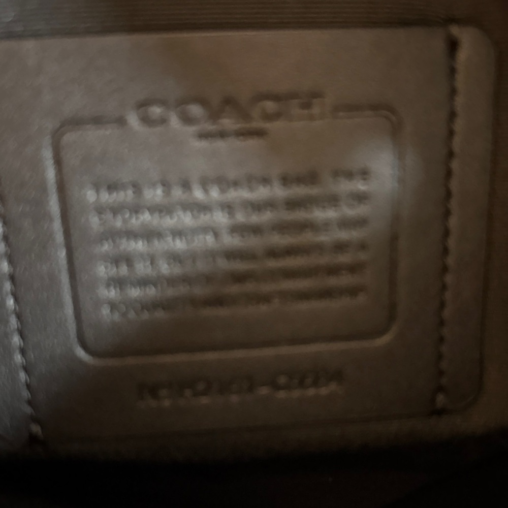 Coach Black Graffiti Leather Messenger Bag - Picture 3 of 5